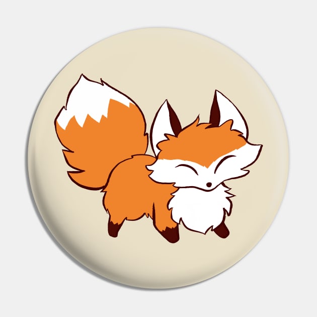 Fluffy Fox Pin by saradaboru