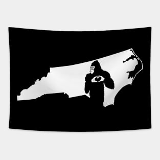 North Carolina Bigfoot Tapestry