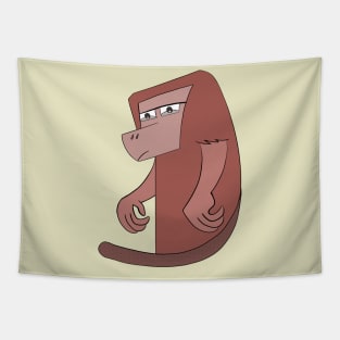 Adorable Baboon Tapestry