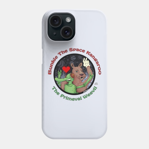 Bunkie & Weevil Phone Case by JEAndersonArt