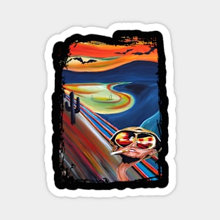 The Scream Parody Fear and Loathing Magnet