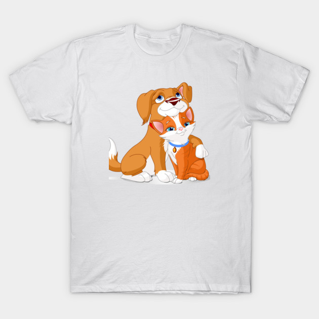Dog Cat Relationship Dog Cat Relationship Hand Painted Cartoon