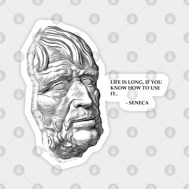 Seneca Quote III Magnet by NoMans