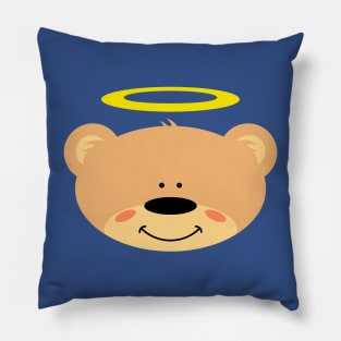 Teddy bear with holy Halo Pillow