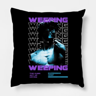 WEEPING STREETWEAR DESIGN T-Shirt Pillow