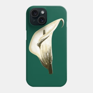 white calla lilies Phone Case