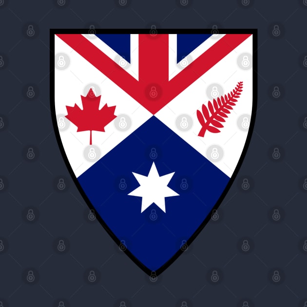 CANZUK: Canada, Australia, New Zealand, United Kingdom (Shield Design) by CANZUK