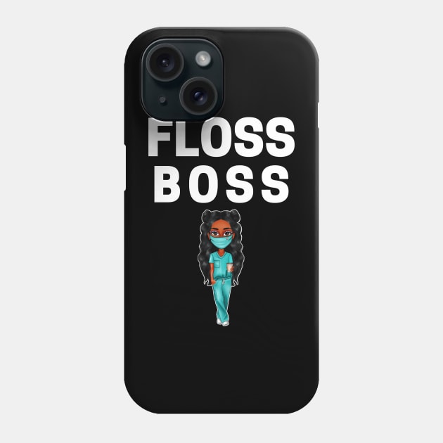 Black Dental Assistant Phone Case by Chey Creates Clothes