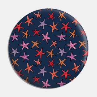 Starfishes in deep ocean Pin