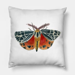 Watercolor Virgin Tiger Moth Pillow