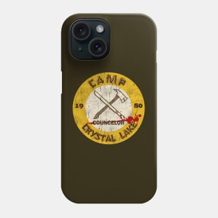 Vintage Camp Crystal Lake Counselor Phone Case