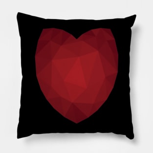 Heart Low Poly Pillow