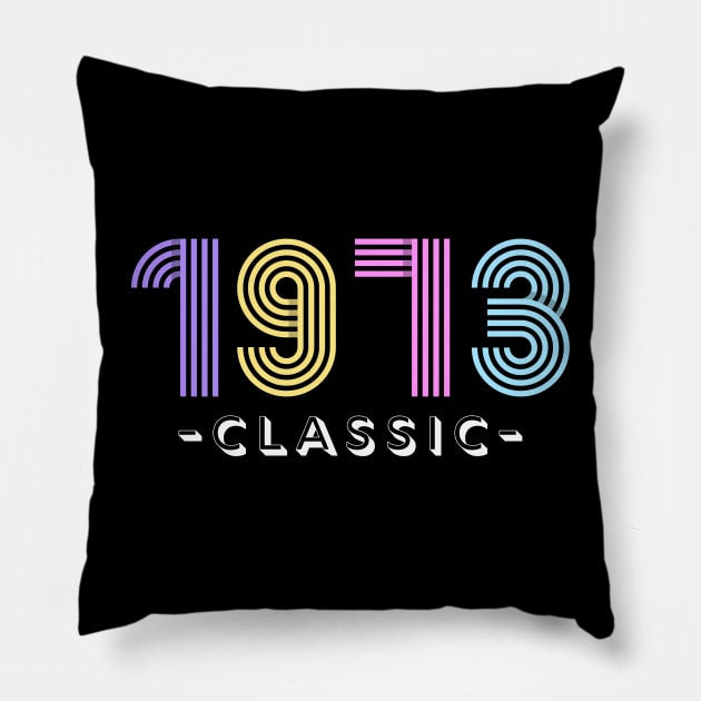 1973 Classic Pillow by Blended Designs
