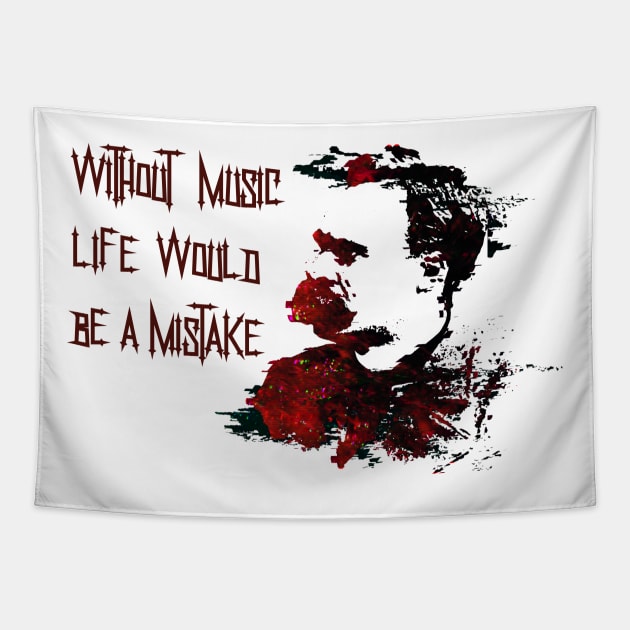 Nietzsche on Music Tapestry by RAdesigns