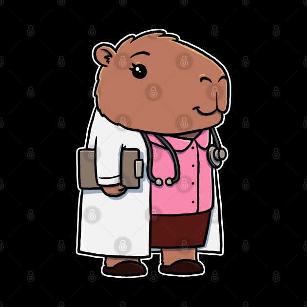 Capybara Doctor Girl by capydays