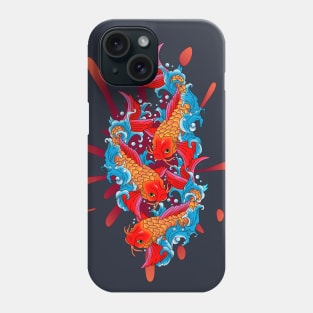 Japanese goldfish Phone Case