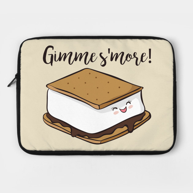 Gimme S More Cute Camping Gift Smores Laptop Case Teepublic