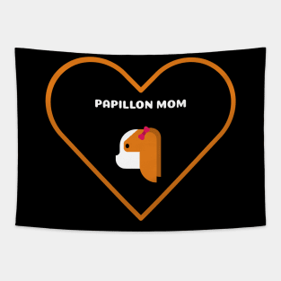 Papillon Mom Tapestry