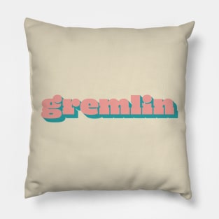 70's Retro Gremlin Pillow