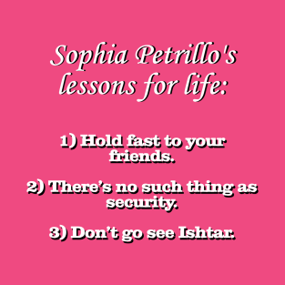 Sophia's Life Lessons T-Shirt