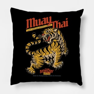 Vintage Tiger Muay Thai Tattoo Pillow