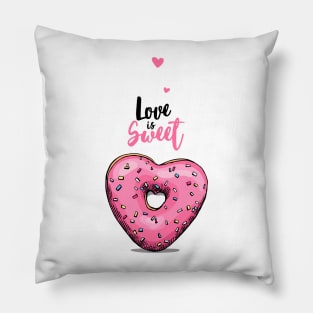 Love is Sweet valentine's day Pillow