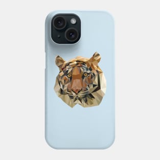 Polygonal tiger head Phone Case