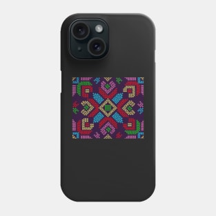 Cross Stitch Flowers Phone Case