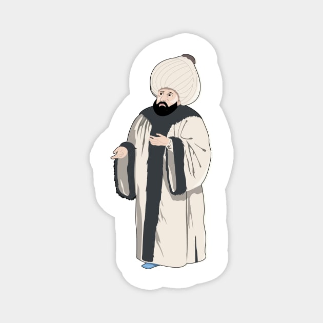 Ottoman Sufi Scholar (Mufti) Magnet by boholoc0
