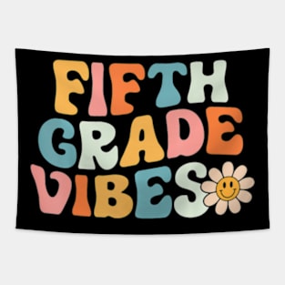 Fifth Grade  5th Grade Team Retro 1st Day of School Tapestry