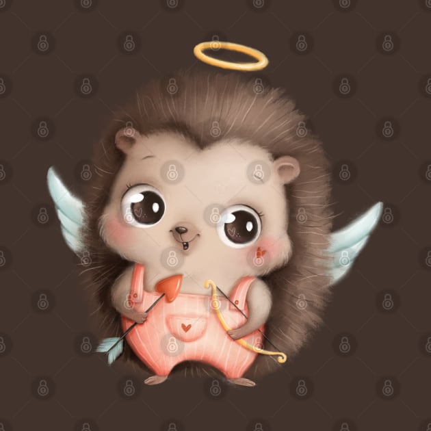 Cupid Hedgehog Angel Edition by JuanesArtShop