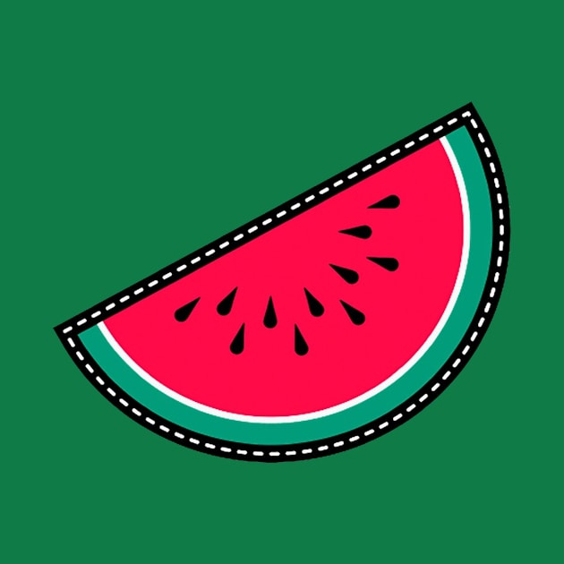 Watermelon Tropical Fruit by RainasArt