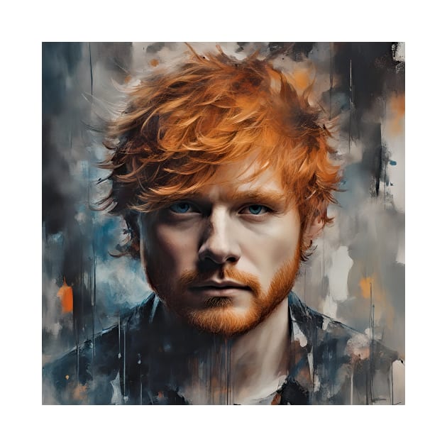 Portrait of Ed Sheeran by bogfl