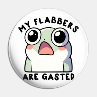 Cute funny flabbergasted frog meme Pin