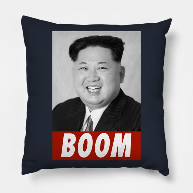 Kim Jong Un - Boom Pillow by agedesign