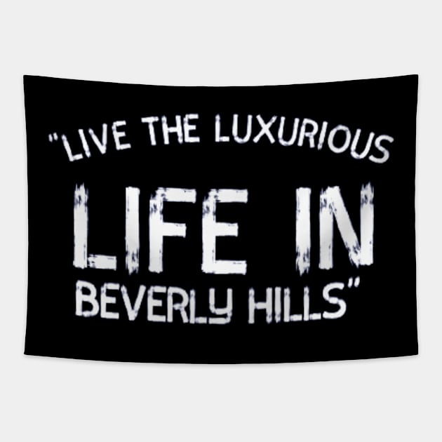 "Luxurious Beverly Hills" Tapestry by TimelessonTeepublic