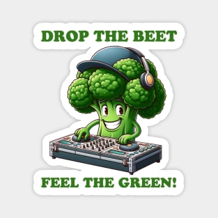 Broccoli Beats: DJ Veggie Spinner Magnet