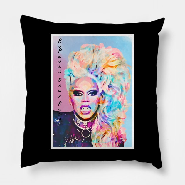 Poster Art Rupaul's Pillow by Next And Stop
