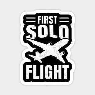 First Solo Flight Future Pilot Aviation Lover Magnet