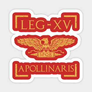 Legio XV Apollinaris SPQR Eagle Emblem Roman Legion Magnet