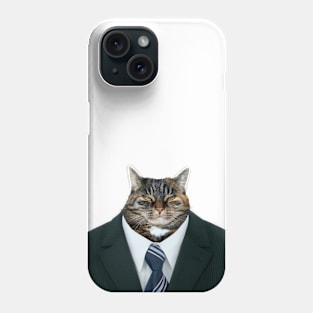 Business Cat Phone Case