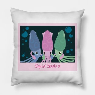 Squid (Squad) Goals Pillow