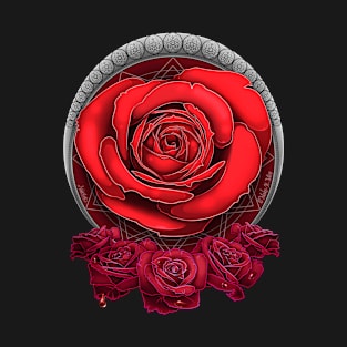 Gothic Red Rose T-Shirt