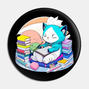 Artist Cat Pin