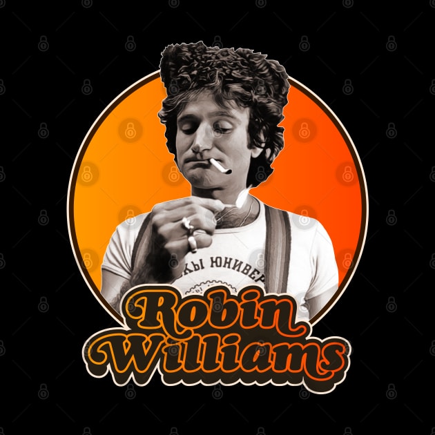 Retro Robin Williams Tribute by darklordpug