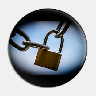 Lockdown padlock and chain Pin