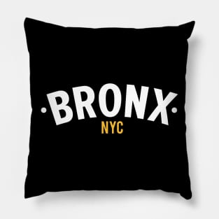 New York Bronx - New York Bronx Schriftzug - Bronx Logo Pillow