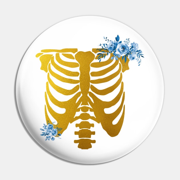 Rib cage Pin by erzebeth