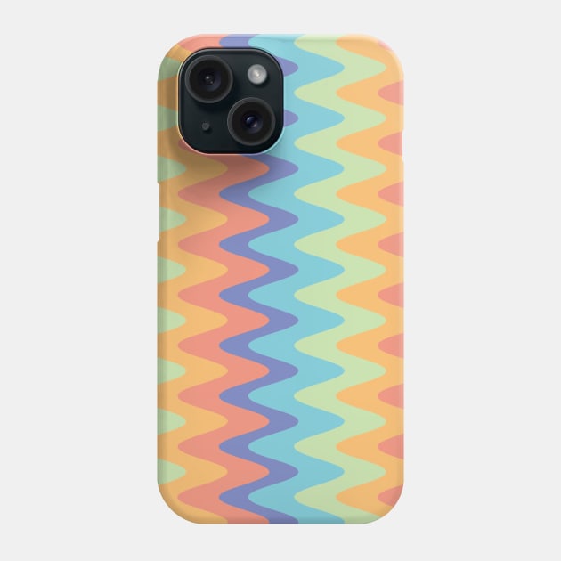 tropical wave pattern Phone Case by Faishal Wira