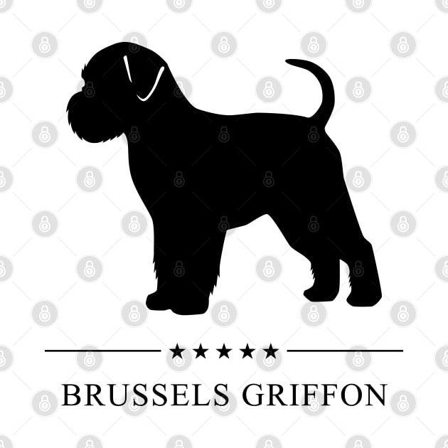 Brussels Griffon Black Silhouette by millersye